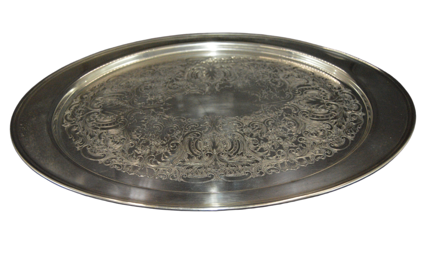 Vintage Serving Platter Silver Plated By: (Leonard E.P.)