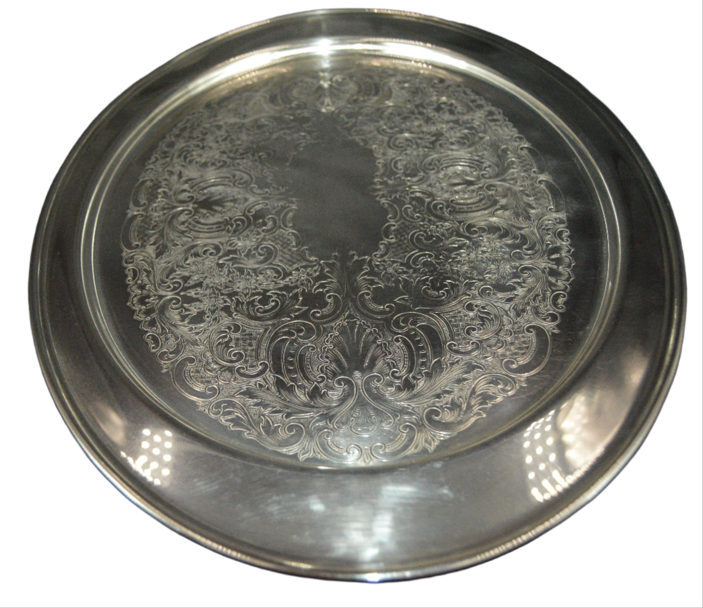 Vintage Serving Platter Silver Plated By: (Leonard E.P.)