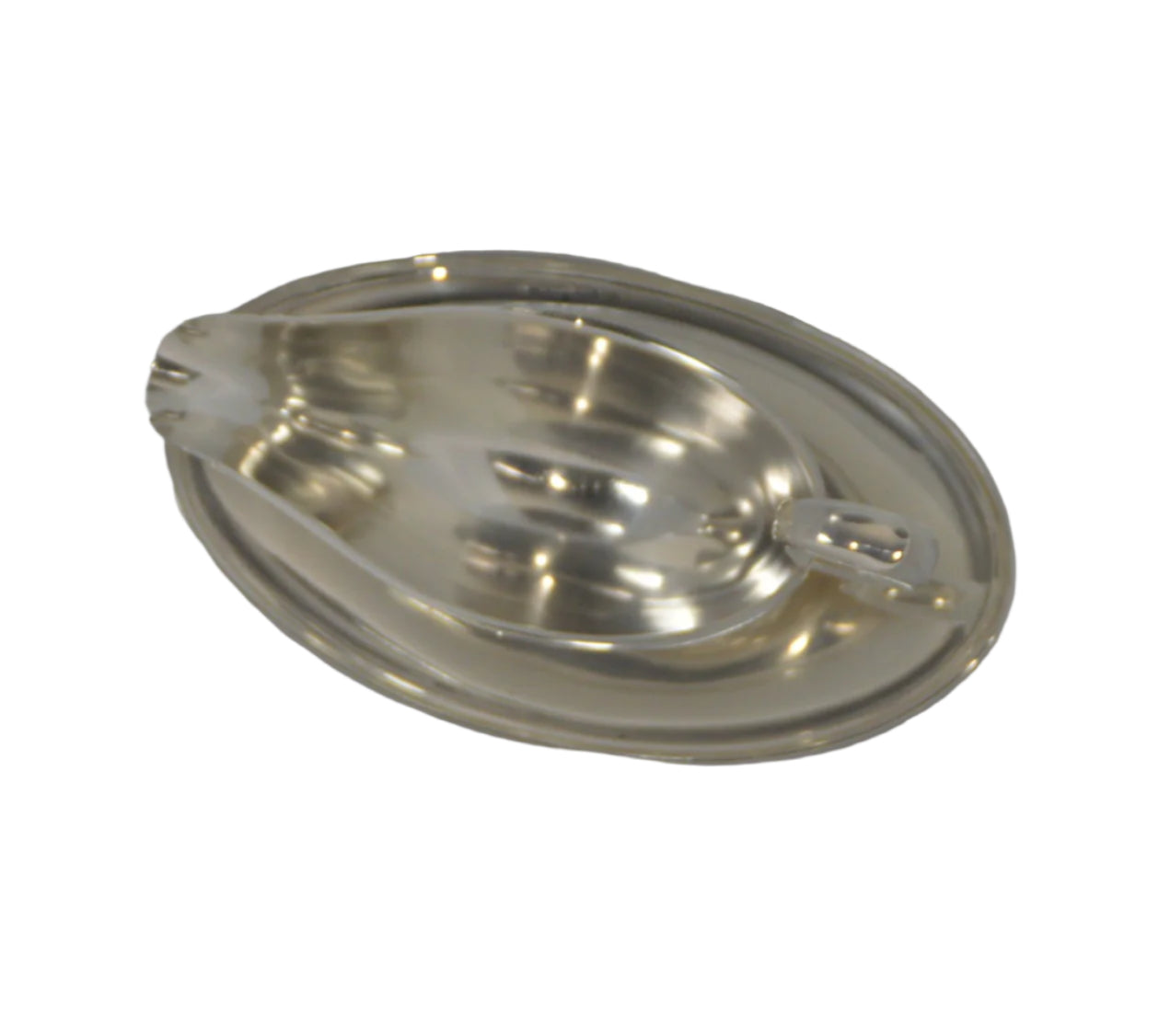 Vintage silver-plated Gravy Boat with attached tray By: Gorham Y430