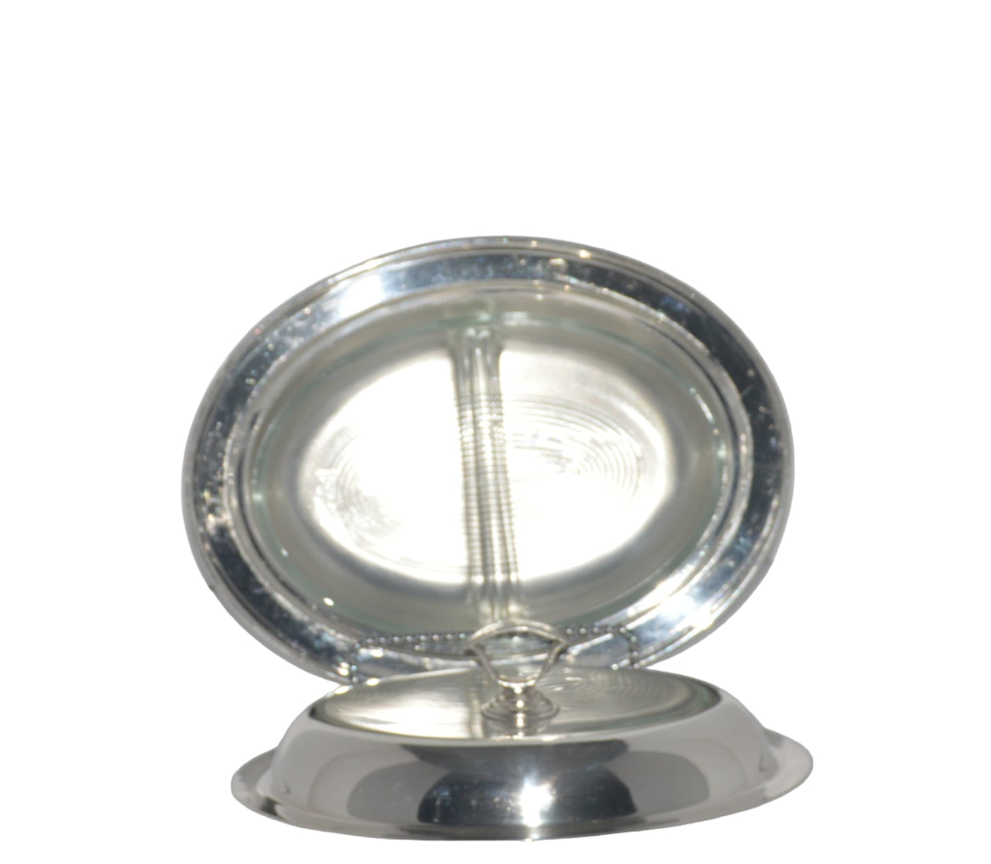Vintage silver-plated oval vegetable dish 9" X 11 1/2 X 1 3/4 deep by W & S Blackinton