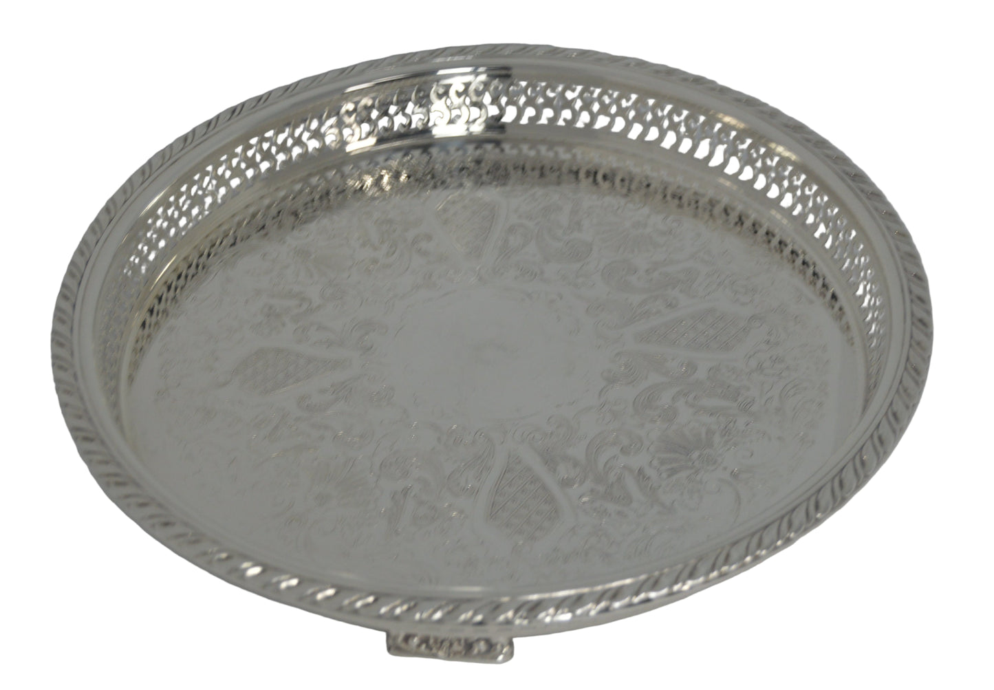Vintage Serving tray measuring 13" wide X 2" deep by Oneida
