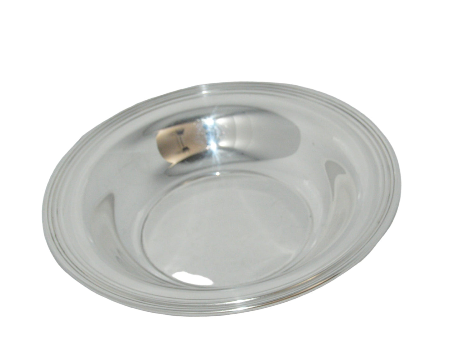 Vintage bowl/veg serving dish (pre-owned) unmarked silver-plated