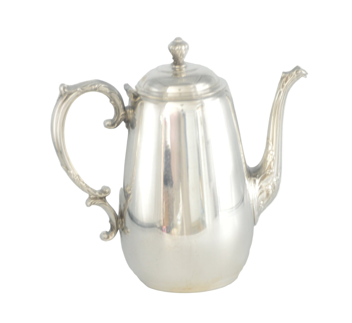 Vintage Tea /Coffee Pot silver-plated (pre-owned) by; Wm Rogers & Son Spring Flower 2030