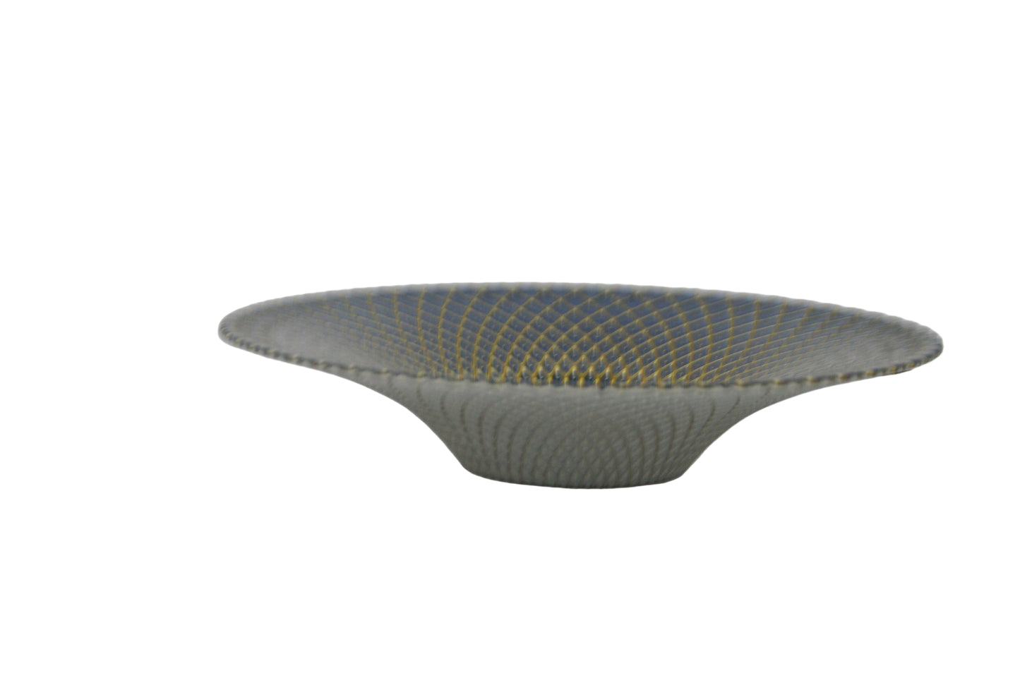 Vintage Glass Bowl measuring 15" wide X 3" deep