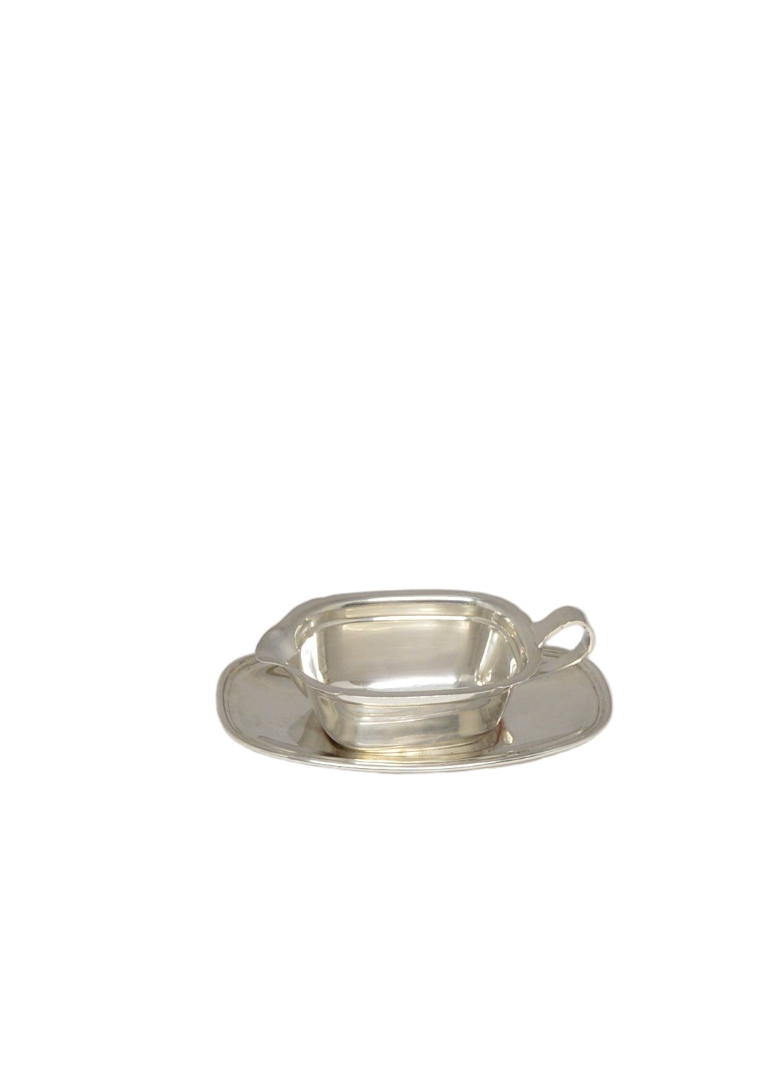Vintage silver tray and boat pre-owned good condition for its age by Reed and Barton 5000