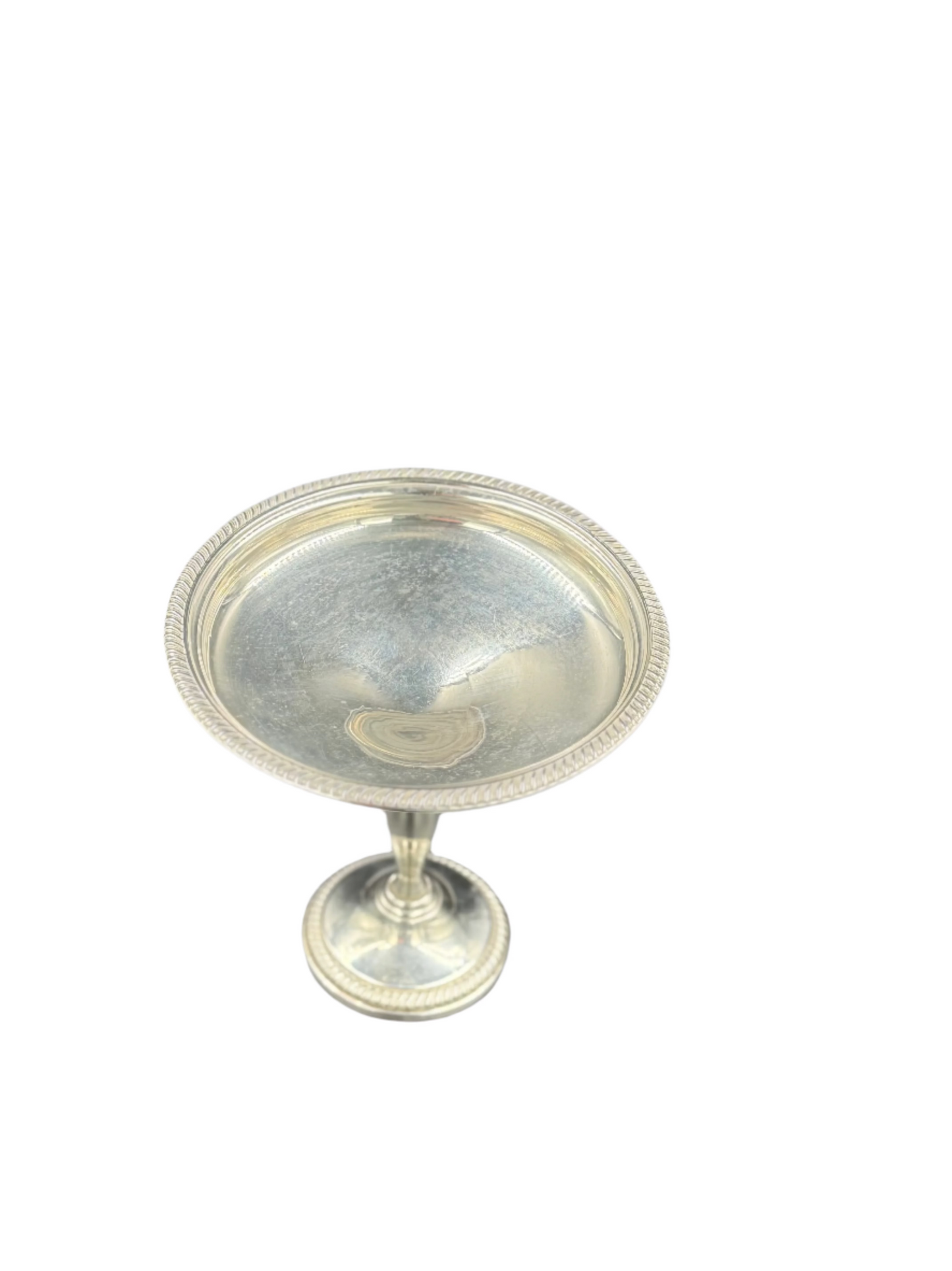 Sterling Weighted 445 vintage Pedestal Candy dish