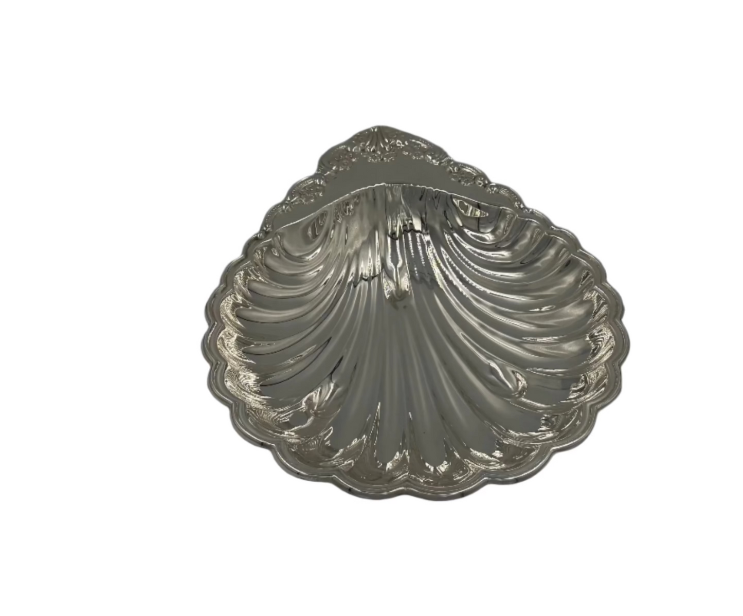 Vintage Silver plated Shell Tray, By: (Sherdian)