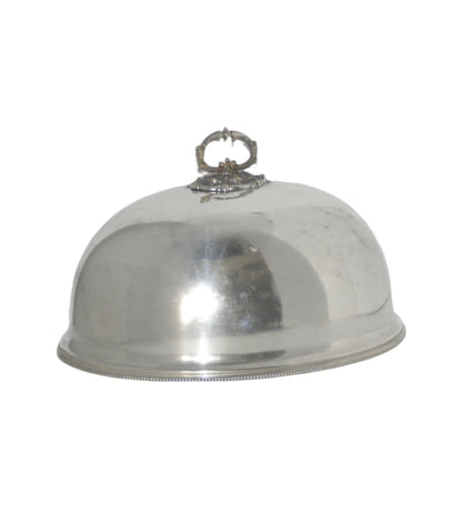 Vintage Silver Plated Meat Platter Dome pre-owned  marking E.N.S. 617