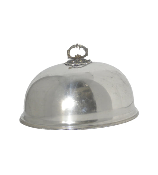 Vintage Silver Plated Meat Platter Dome pre-owned  marking E.N.S. 617