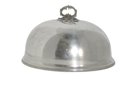 Vintage Silver Plated Meat Platter Dome pre-owned  marking E.N.S. 617