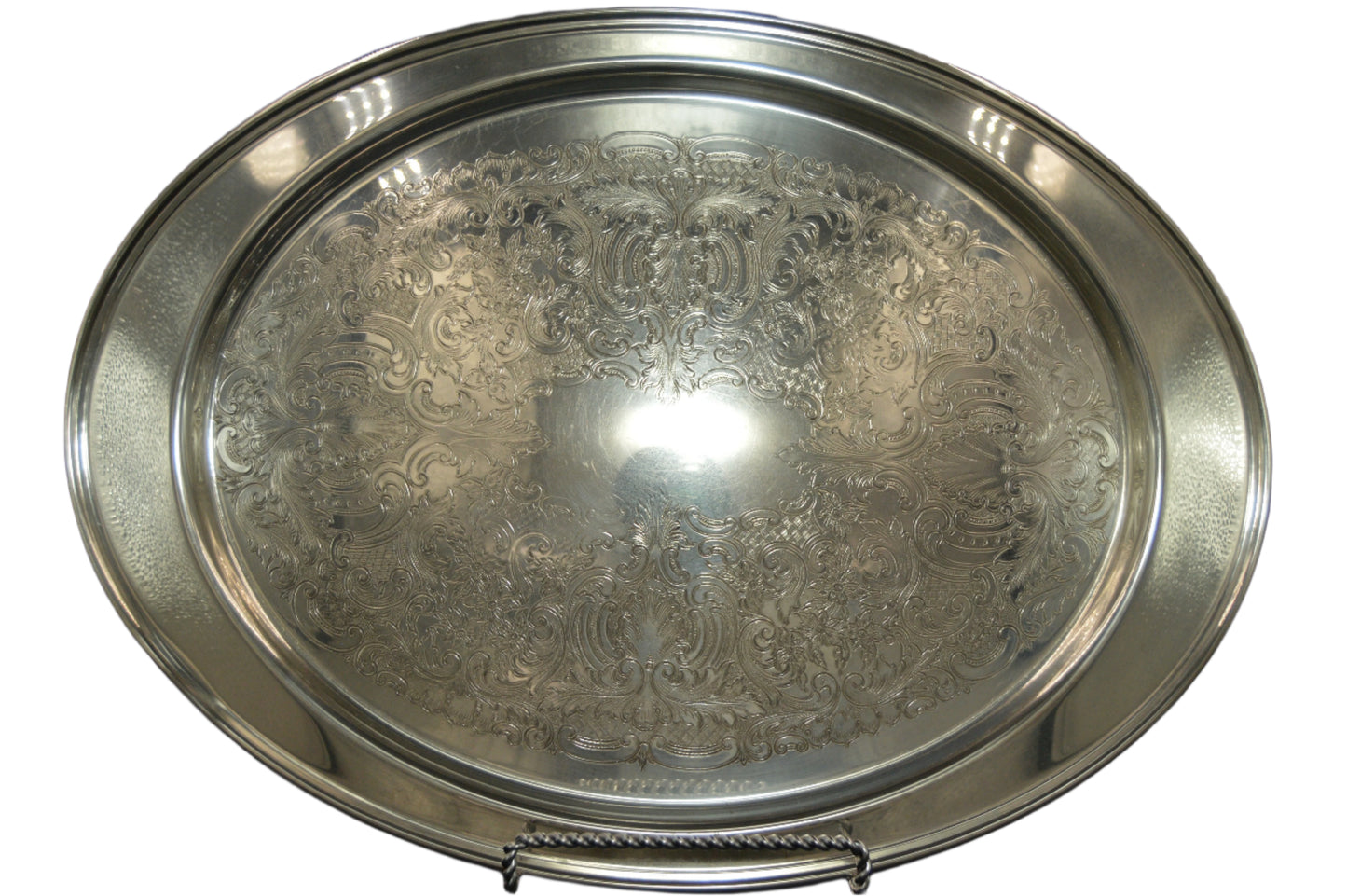 Vintage Serving Platter Silver Plated By: (Leonard E.P.)