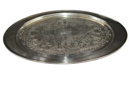 Vintage Serving Platter Silver Plated By: (Leonard E.P.)