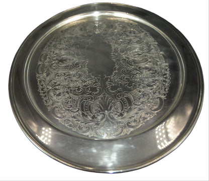 Vintage Serving Platter Silver Plated By: (Leonard E.P.)