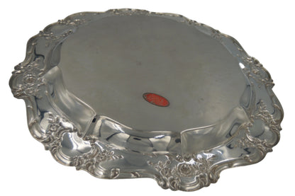 Vintage Round (Towle) Old Master Silver Plated 15 inch Tray