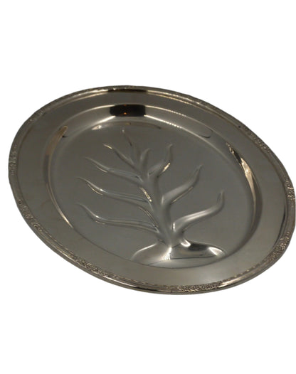 Vintage silver-plated  Leaf Tray Oval BY (Camille International Silver Company)
