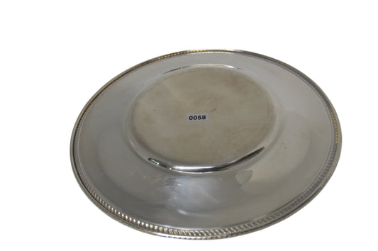 Vintage silver plated plate  by Castleton, International silver #4821