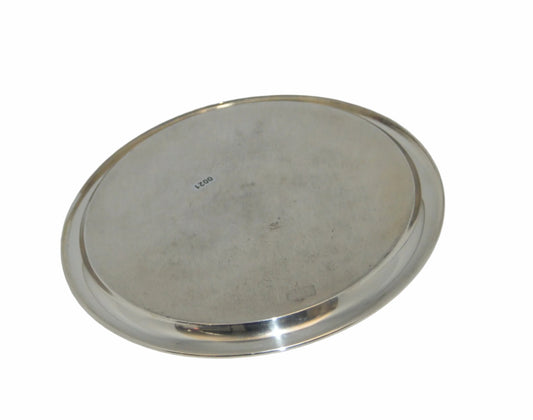 Vintage silver-plated round tray 11 1/2"  by Gotham on cooper, pre-owned