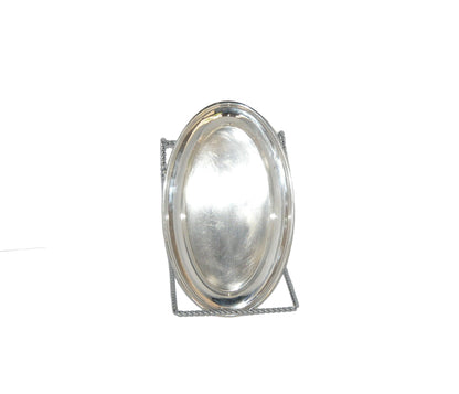 Vintage pre-owned candy dish unmarked oval shape