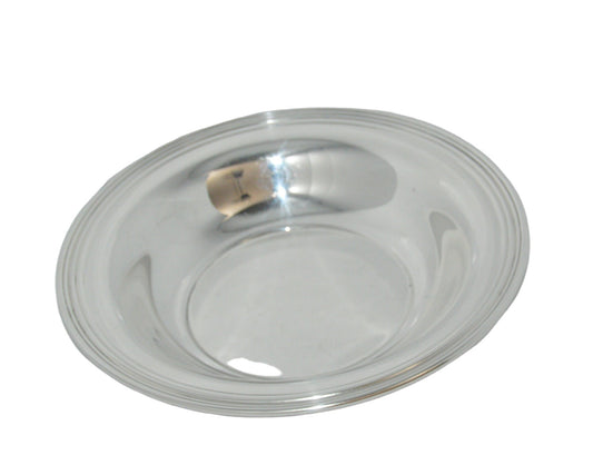 Vintage bowl/veg serving dish (pre-owned) unmarked silver-plated