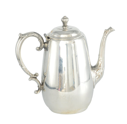 Vintage Tea /Coffee Pot silver-plated (pre-owned) by; Wm Rogers & Son Spring Flower 2030