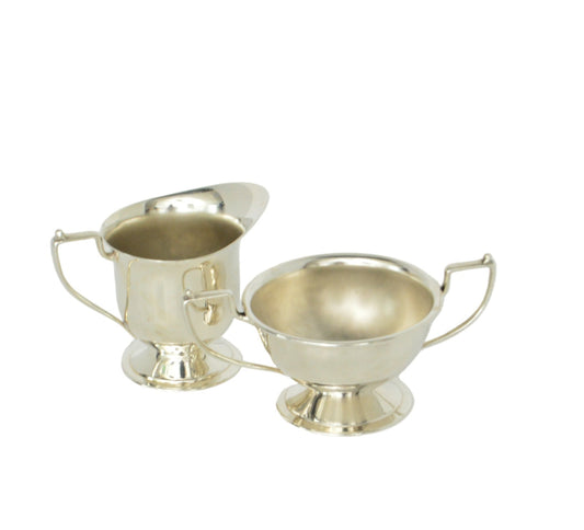 Coffee and Creamer Set (pre owned) silver-plated by; APOLLO (E.P.N.S.) Bernard Rice's Sons Inc. #4364very good condition