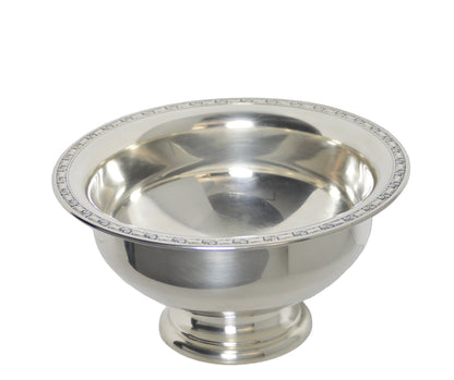 Vintage silver-plated Punch Bowl By; Oneida Silversmiths pre-owned very good condition Measures 13"wide X 7 deep