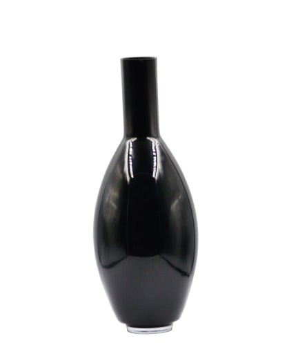 Glass Black Vase 18" high with a 2" round neck. Pre-owned) Noble Collection from (Portland) very good condition