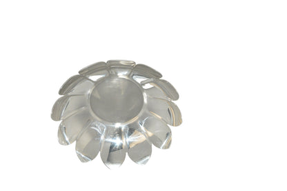 Vintage silver-plated Water Lily Lotus Pedestal Bowl/dish by Reed & Barton 3002 very good  condition