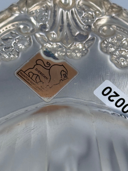 Vintage Silver plated Shell Tray,   By: (Sherdian)