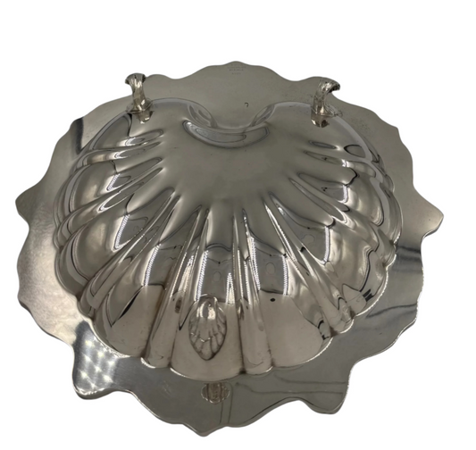 Vintage Serving Bowl or dish, silverplate EPCA By Poole (5925)