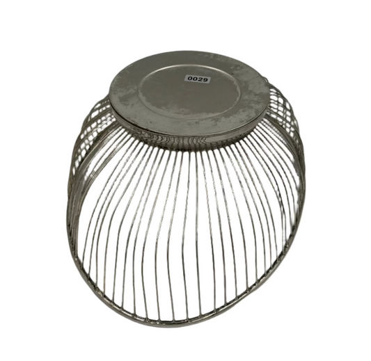 Basket Silver Plated Bowl 7 1/2 X 11 3/4 X 3/34 inches deep By W & S Blackinton
